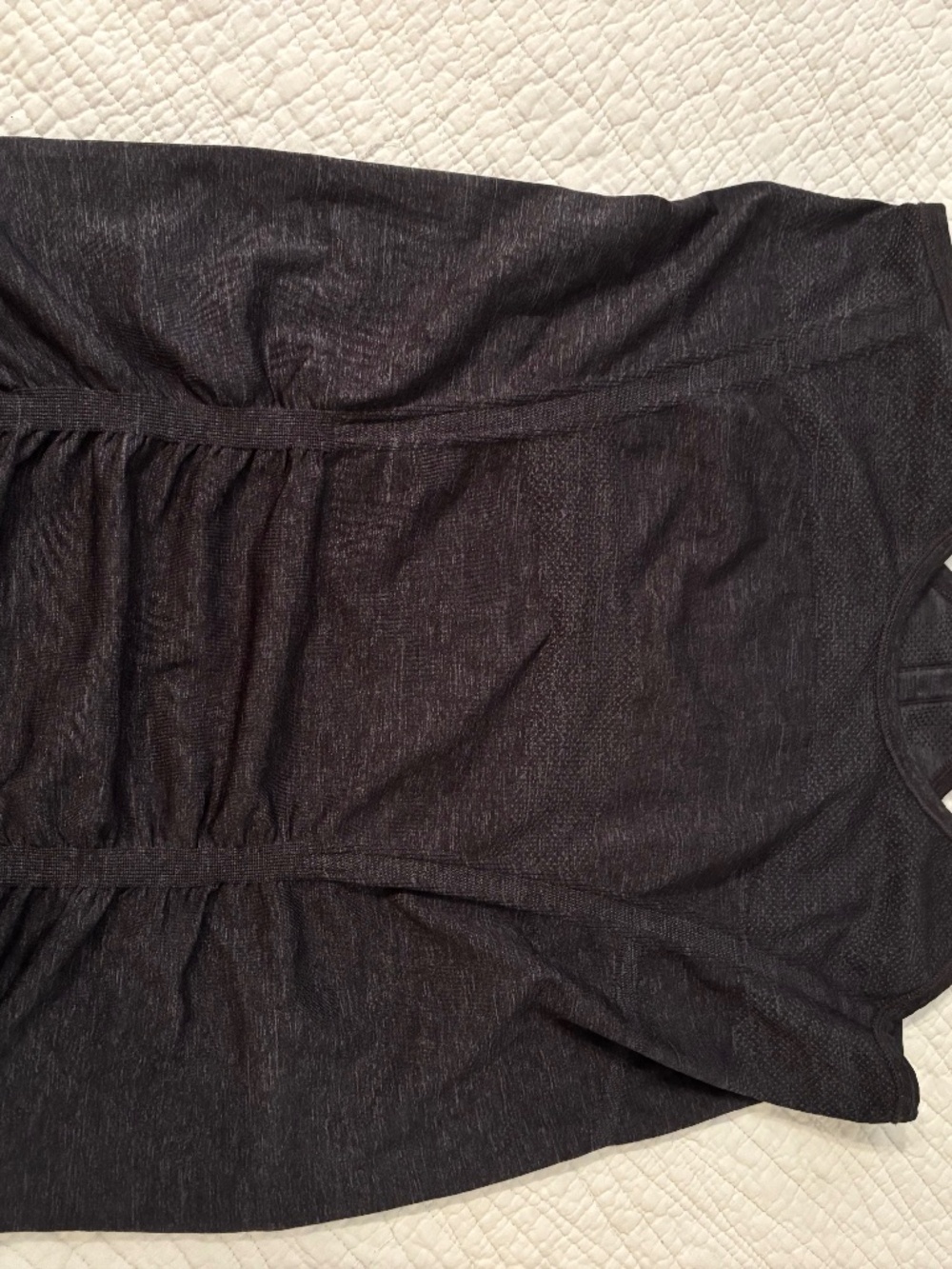 Athleta tank with shirring